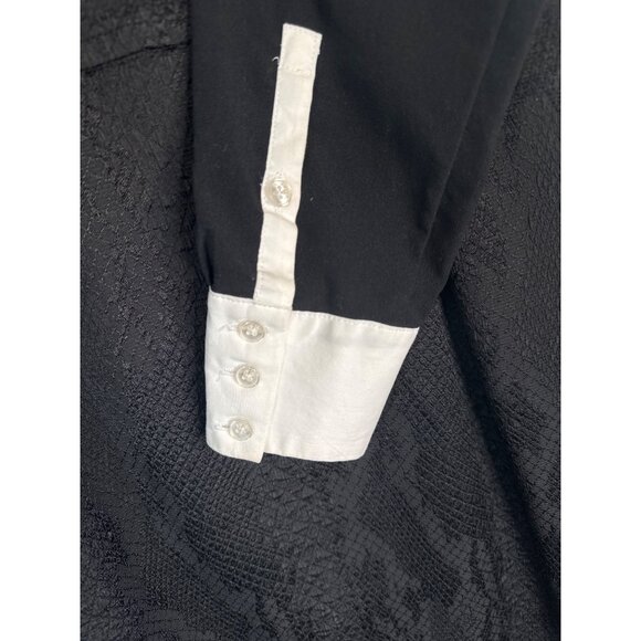 2/$30 Altuzarra Size 4 Black & White Long-Sleeve Dress - Picture 9 of 16